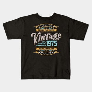 Premium Quality original part (mostly) vintage 1975 Kids T-Shirt